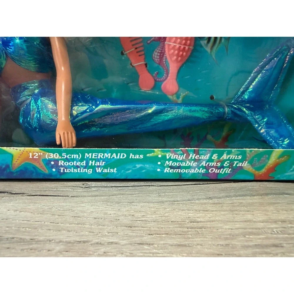 Vintage 1990s Mermaid Princess Doll 11